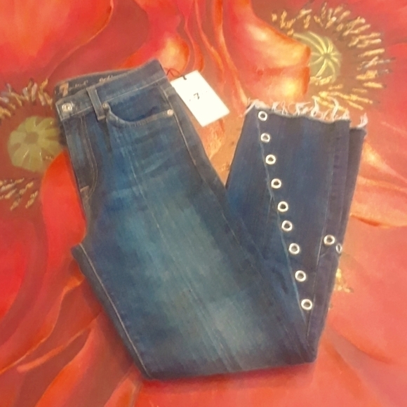 7 For All Mankind edie Jeans Size 24 - Picture 1 of 11